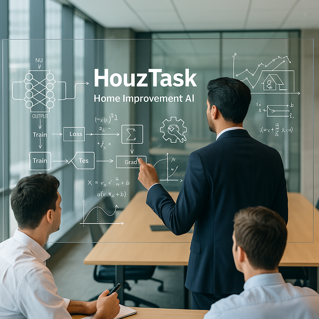 Homeowner using HouzTask