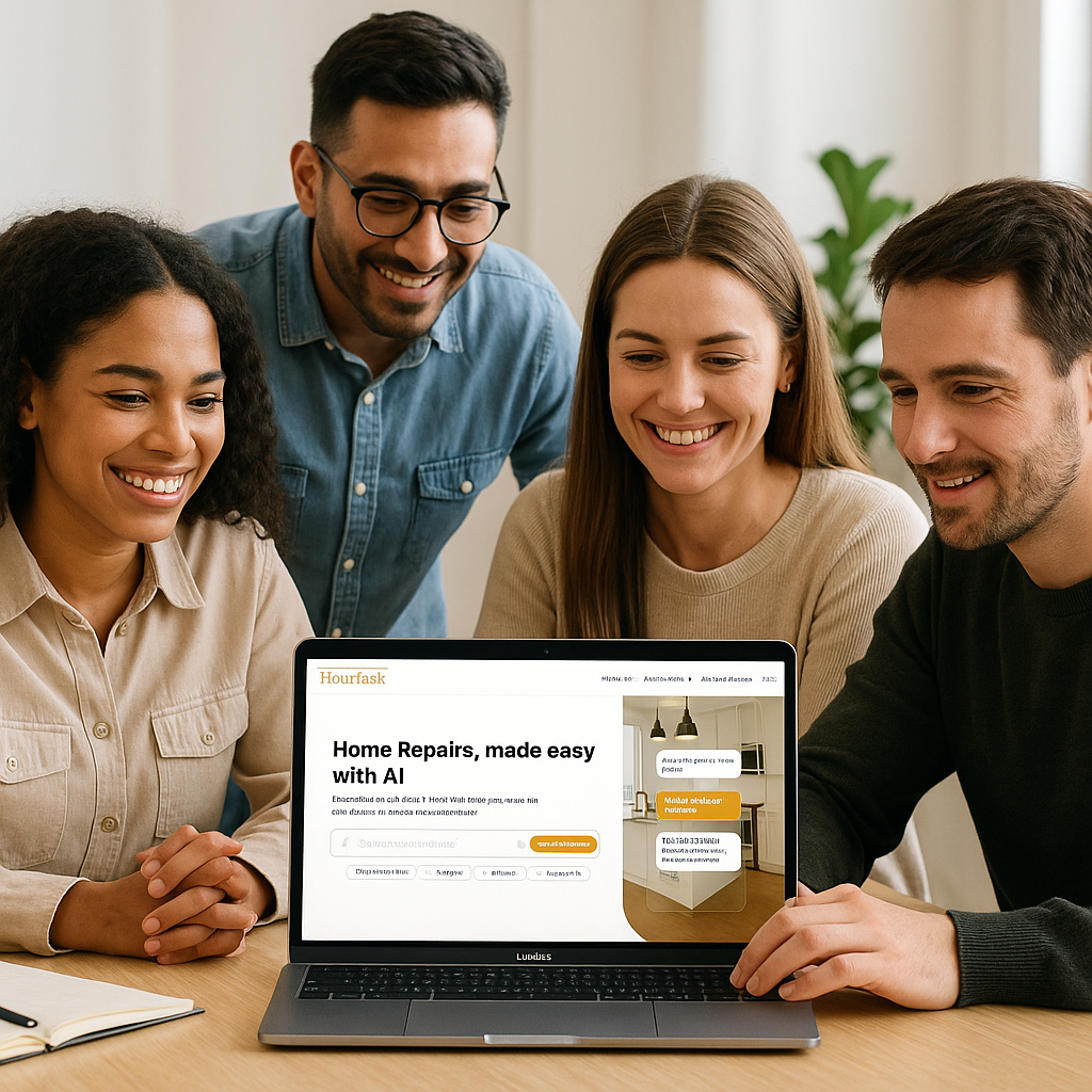 Homeowner using HouzTask